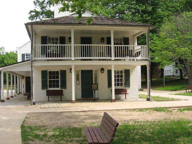 Back of the Great Falls Tavern