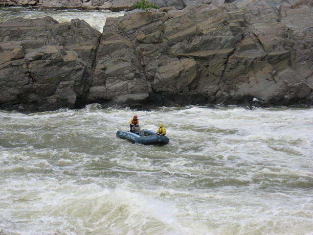 Rescue team practice at GFP