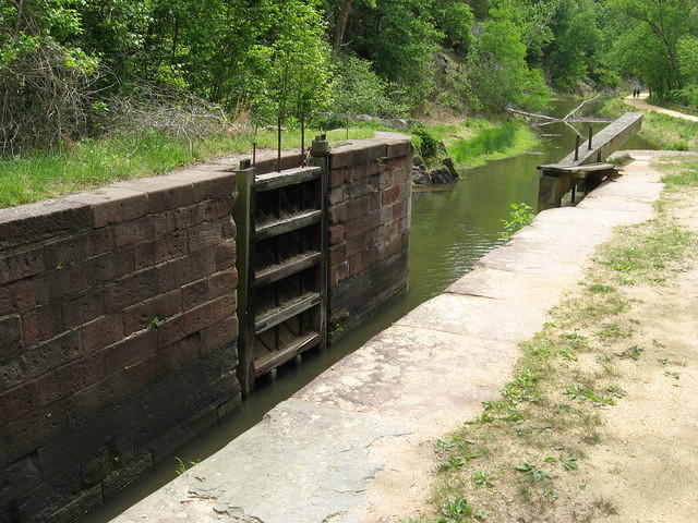 Lock # 17 with open gate