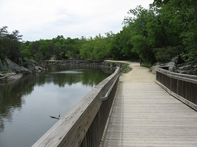 Path along canal