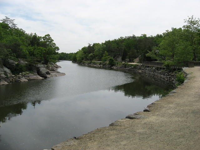 Path along canal