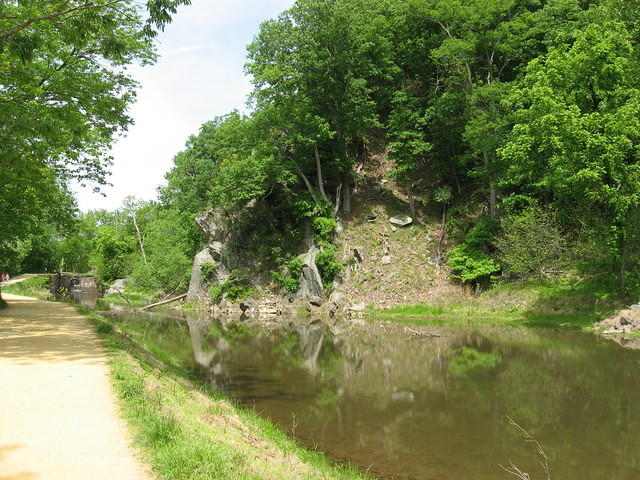 Path along canal