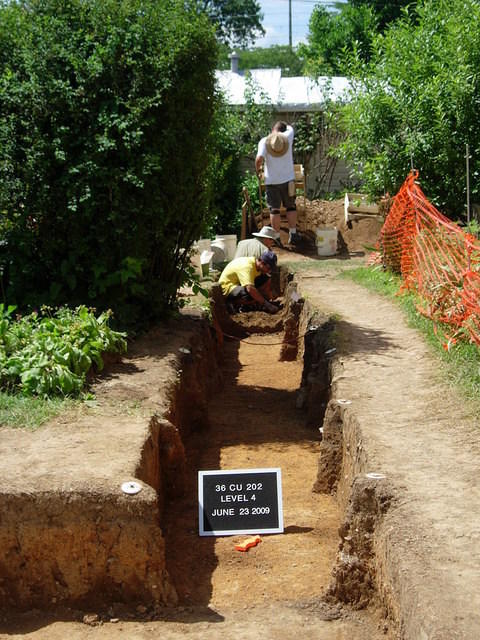 Back extension trench