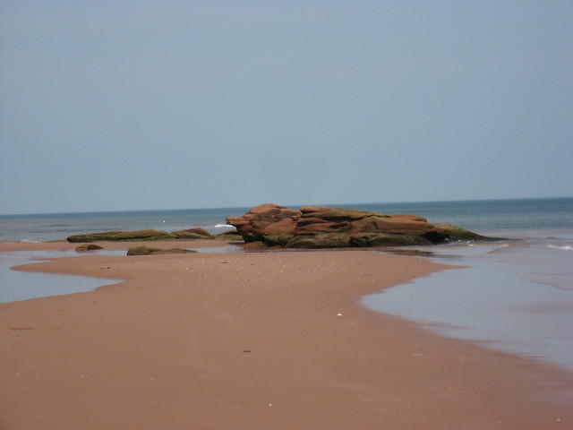 Rocks on beach