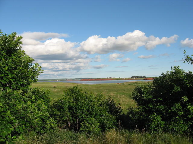 On the way to Cabot Beach Provincial Park