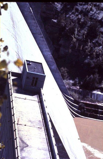 Brest of dam at Letchworth State Park