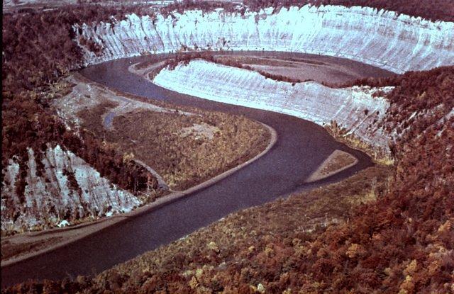 Overview of river through Letchworth State Park