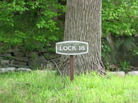 Lock #18 sign