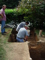 Front extension trench