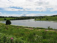 River from parking lot of PEI Preserve Co.