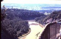 Area below dam at Letchworth State Park